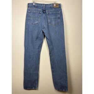 Wrangler Authentics Mens Jeans sz 35x35 Med Wash Workwear/Western Straight Leg